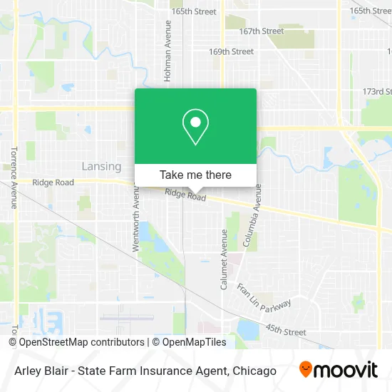 Arley Blair - State Farm Insurance Agent map