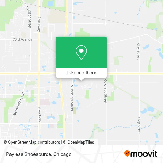 Payless Shoesource map