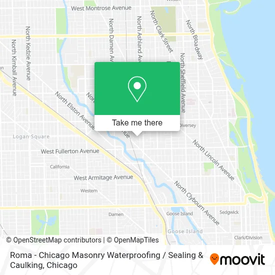 Roma - Chicago Masonry Waterproofing / Sealing & Caulking map