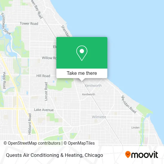 Quests Air Conditioning & Heating map