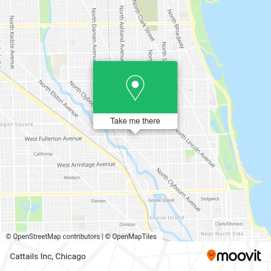 Cattails Inc map
