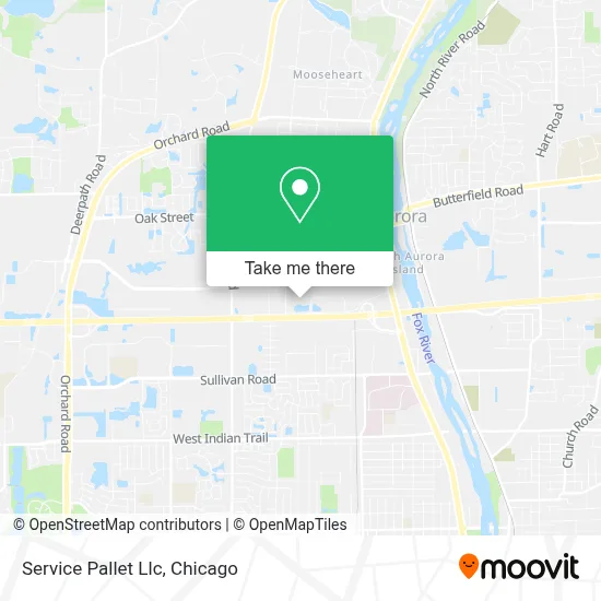 Service Pallet Llc map