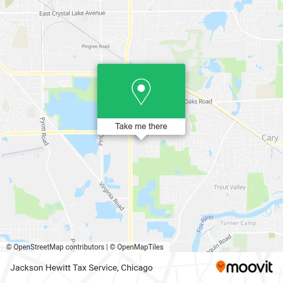 Jackson Hewitt Tax Service map