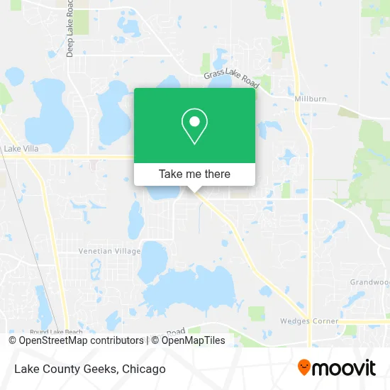 Lake County Geeks map