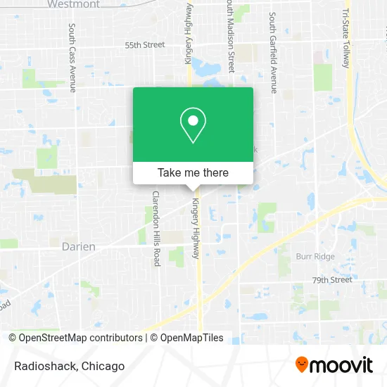 Radioshack map