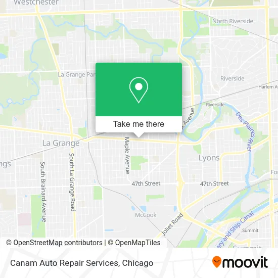 Canam Auto Repair Services map