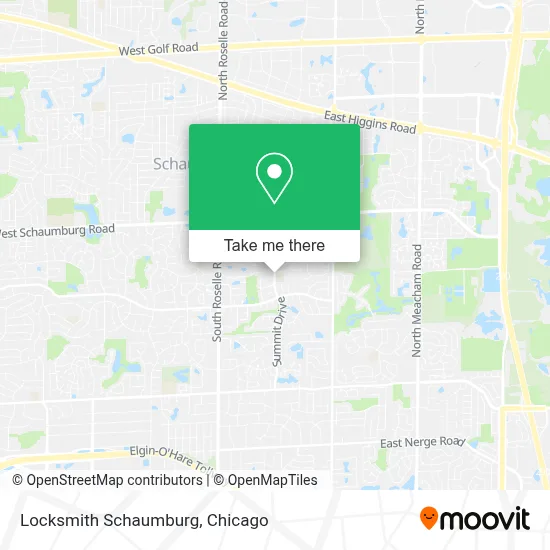 Locksmith Schaumburg map