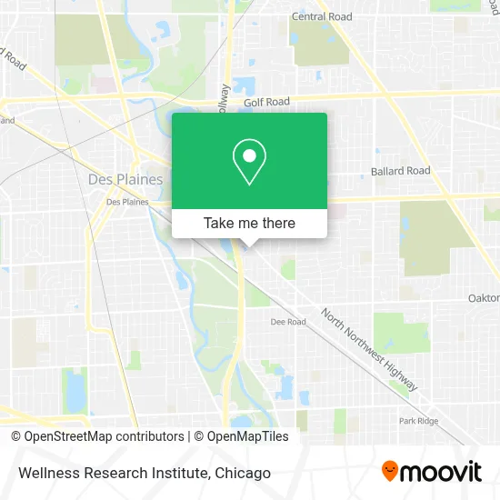 Wellness Research Institute map