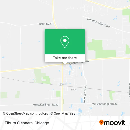 Elburn Cleaners map