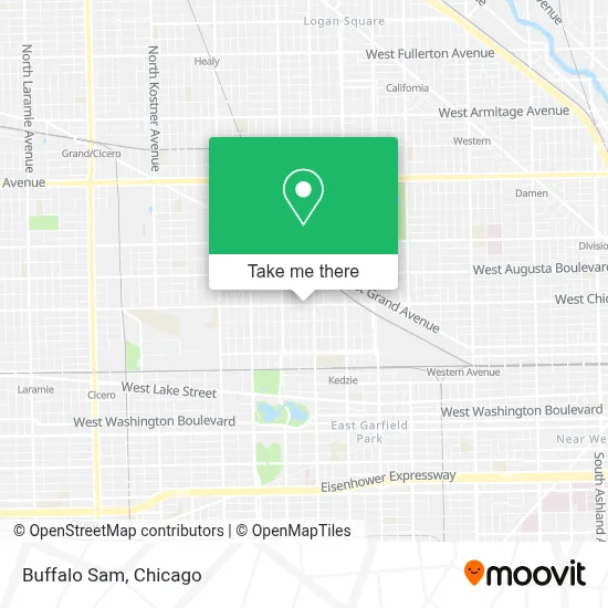 Buffalo Sam map