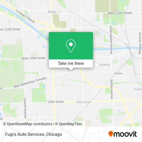 Fugi's Auto Services map