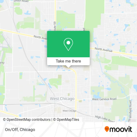 On/Off map