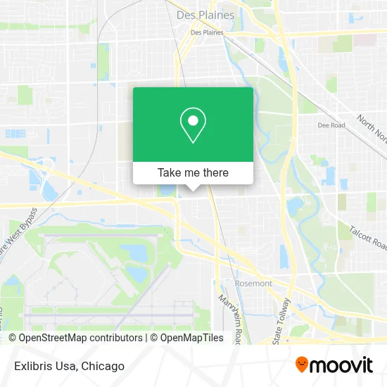 Exlibris Usa map