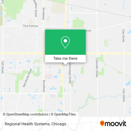 Regional Health Systems map