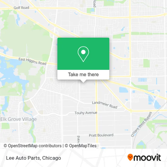Lee Auto Parts map