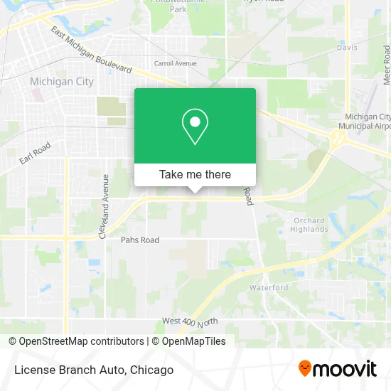 License Branch Auto map