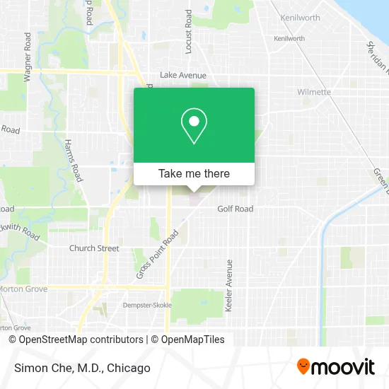 Simon Che, M.D. map