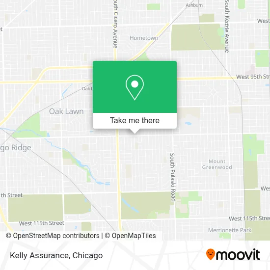 Kelly Assurance map
