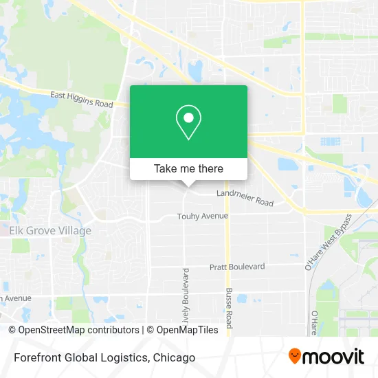Forefront Global Logistics map