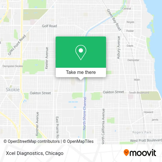 Xcel Diagnostics map