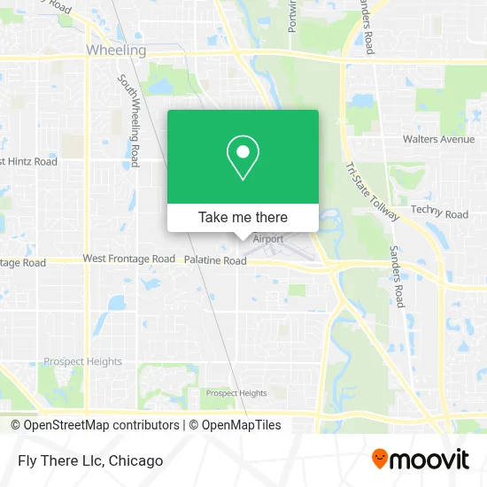 Fly There Llc map