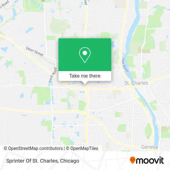 Sprinter Of St. Charles map