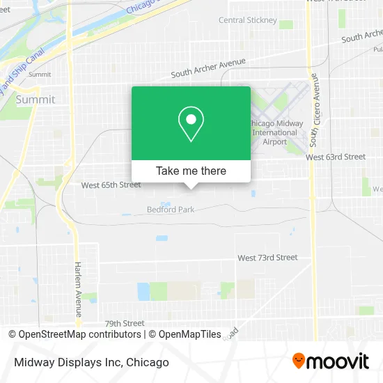 Midway Displays Inc map