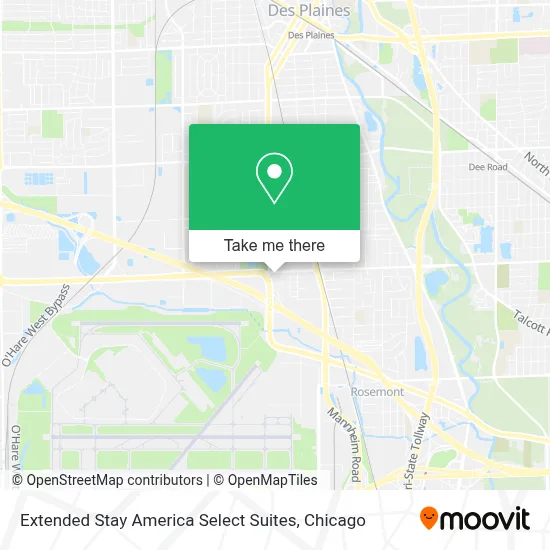 Extended Stay America Select Suites map