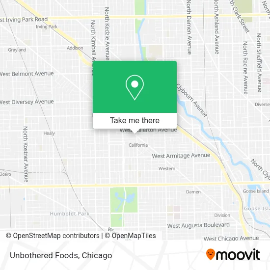 Unbothered Foods map