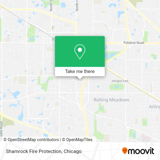 Shamrock Fire Protection map