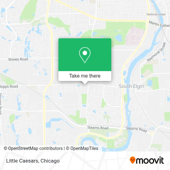 Little Caesars map