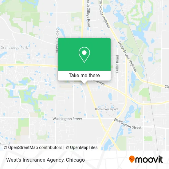West's Insurance Agency map