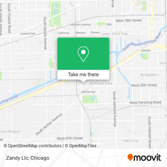 Zandy Llc map