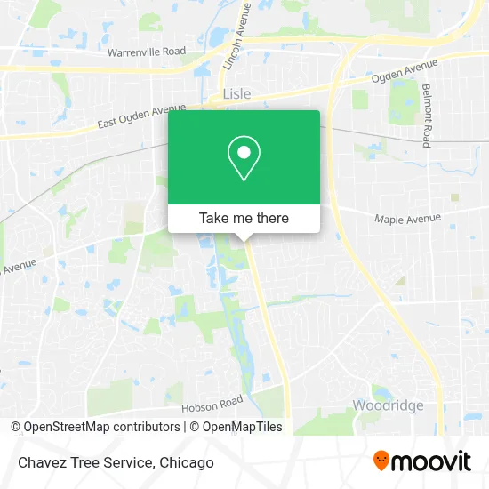 Chavez Tree Service map