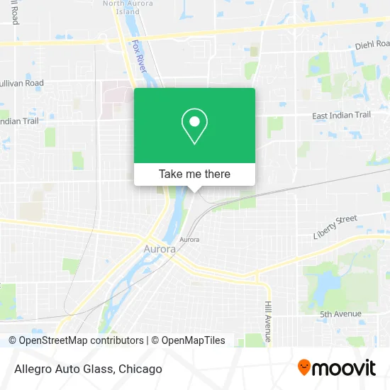 Allegro Auto Glass map