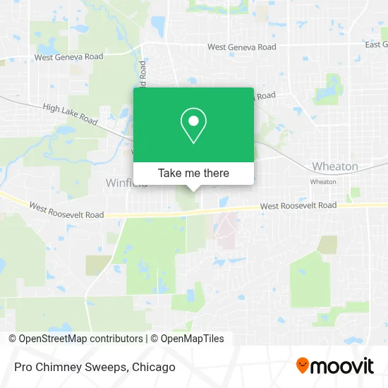 Pro Chimney Sweeps map