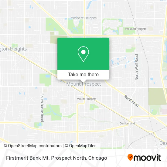 Firstmerit Bank Mt. Prospect North map