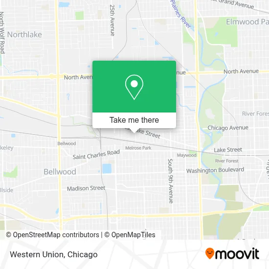 Western Union map