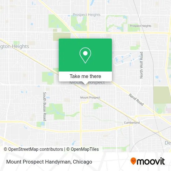 Mount Prospect Handyman map