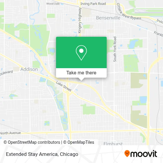Extended Stay America map