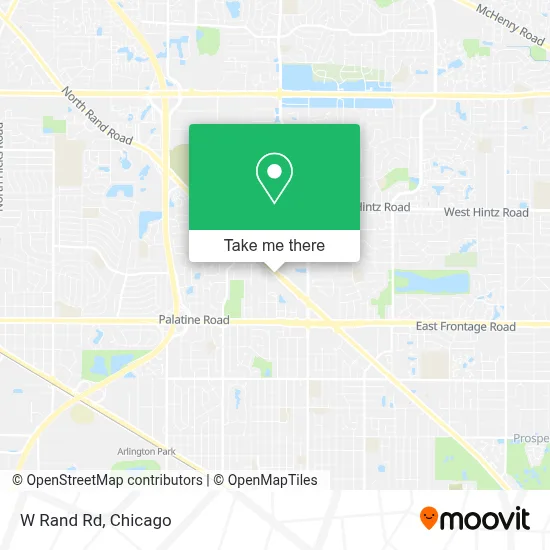 W Rand Rd map