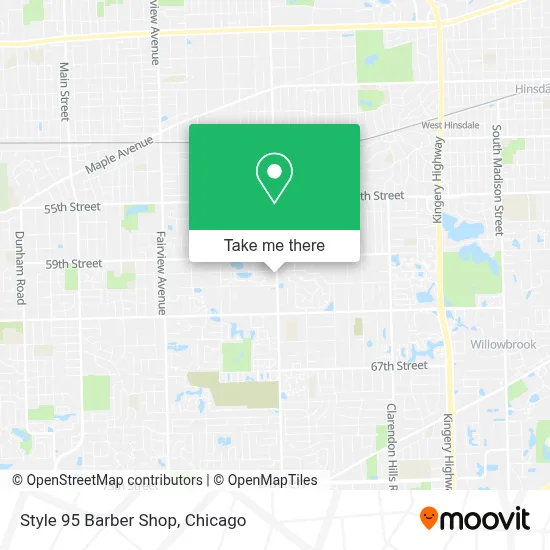 Style 95 Barber Shop map