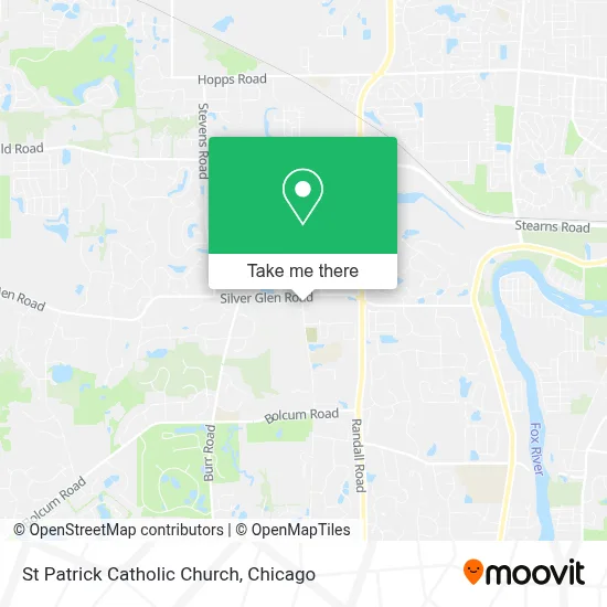 St Patrick Catholic Church map
