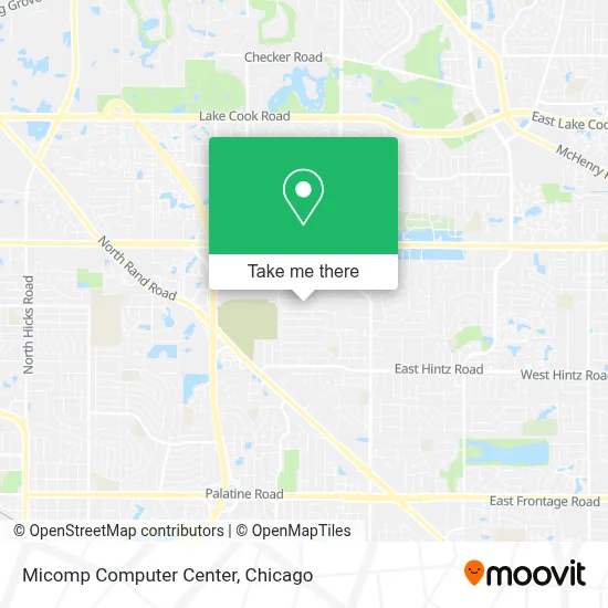 Micomp Computer Center map