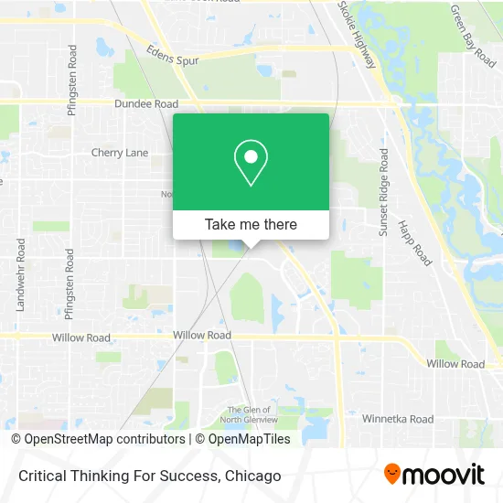 Critical Thinking For Success map