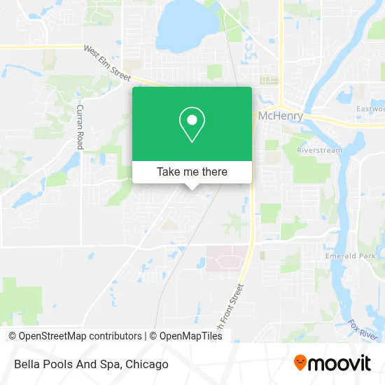 Bella Pools And Spa map