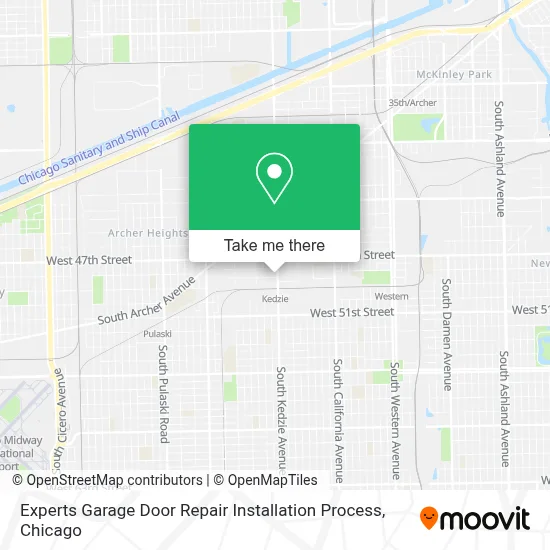 Experts Garage Door Repair Installation Process map