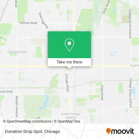 Donation Drop Spot map