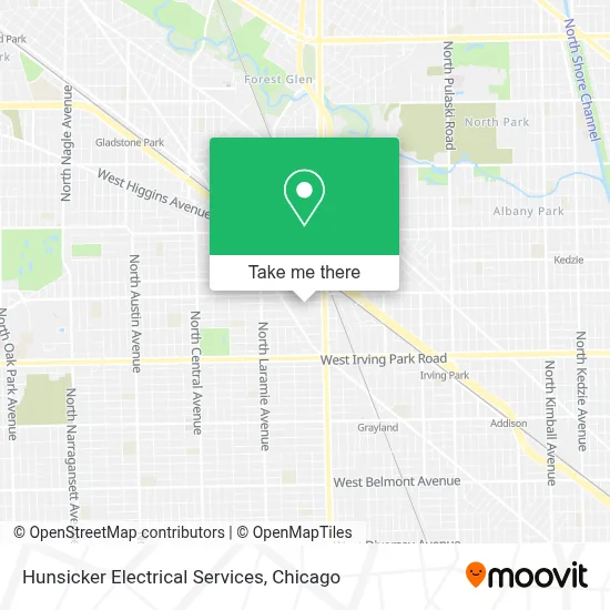 Hunsicker Electrical Services map