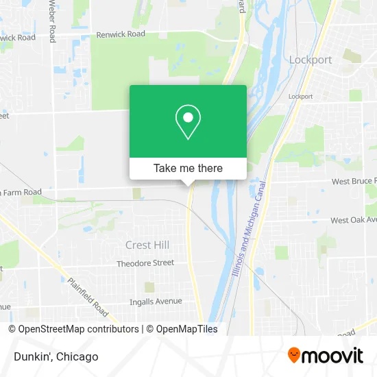 Dunkin' map